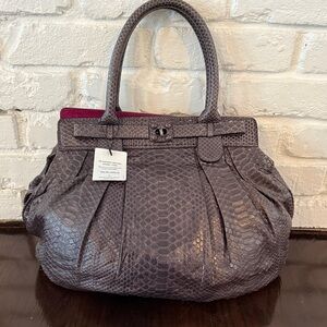 Zagliani Snakeskin Women's Bag Italy